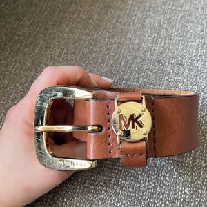 Michael Kors Belt Tan and Gold